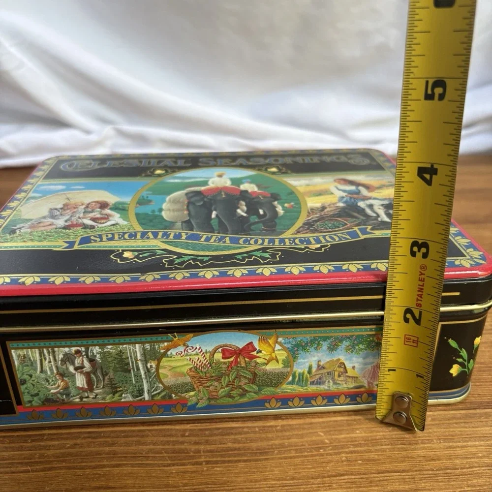 Vintage Celestial Seasonings Specialty Tea Collection Tin 1990s